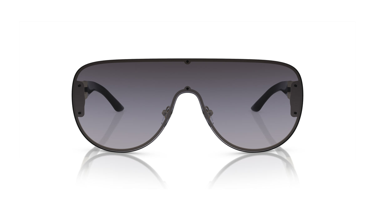 Lunettes de soleil Versace VE2166 12528G – Or Pâle – vue de face.