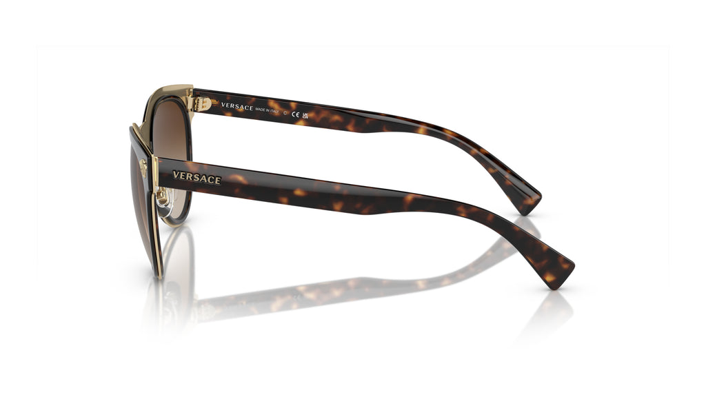 Lunettes de soleil Versace VE2198 125213 – Havane – vue de profil.
