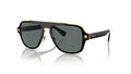 Lunettes de soleil Versace VE2199 100281 – Noir – vue de trois quarts.