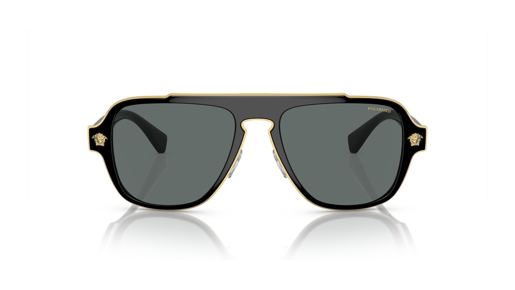 Lunettes de soleil Versace VE2199 100281 – Noir – vue de face.