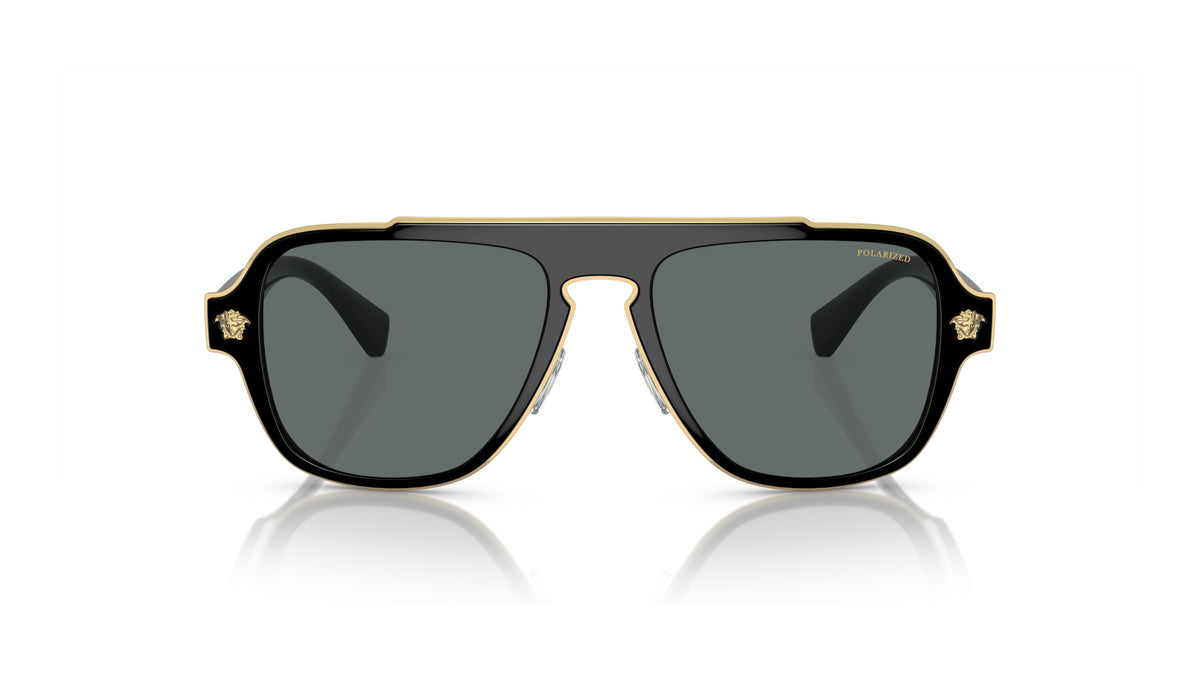 Lunettes de soleil Versace VE2199 100281 – Noir – vue de face.