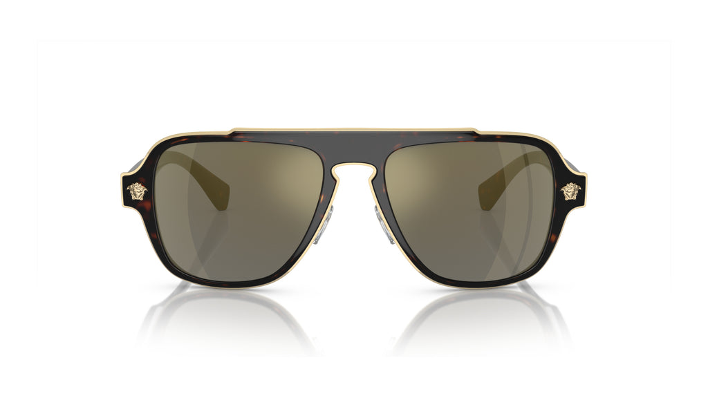 Lunettes de soleil Versace VE2199 12524T – Havane – vue de face.