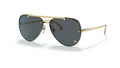 Lunettes de soleil Versace VE2231 100287 – Or – vue de trois quarts.