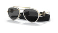 Lunettes de soleil Versace VE2232 147187 – Blanc – vue de trois quarts.