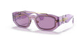 Lunettes de soleil Versace VE2235 100284 – Violet – vue de trois quarts.