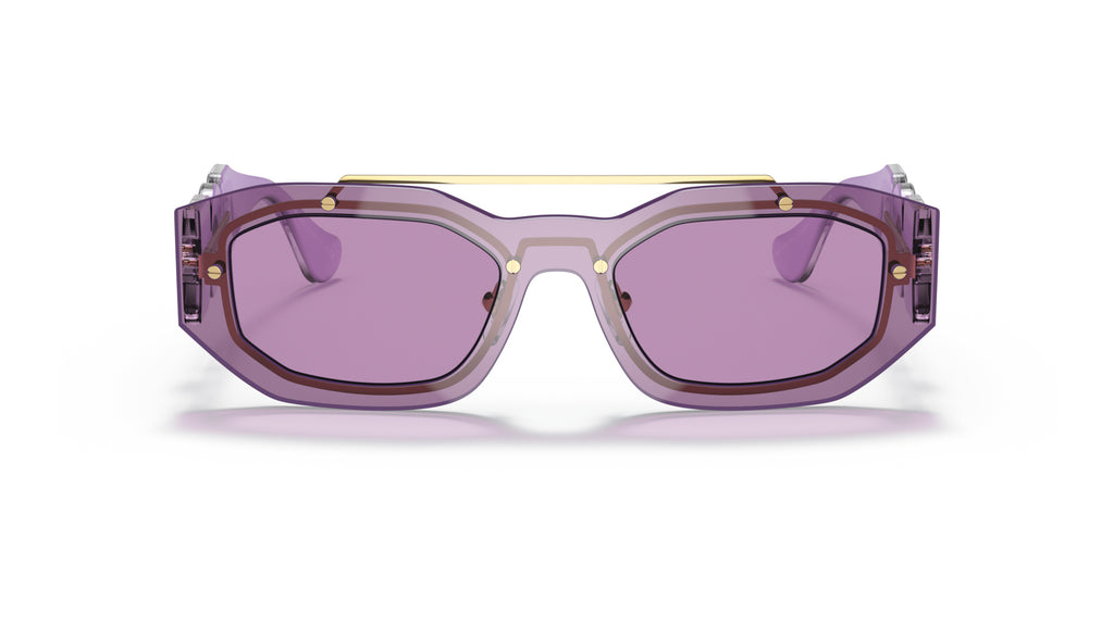 Lunettes de soleil Versace VE2235 100284 – Violet – vue de face.