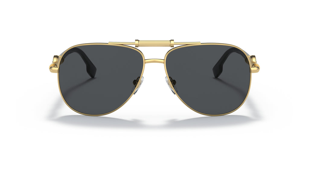 Lunettes de soleil Versace VE2236 100287 – Or – vue de face.