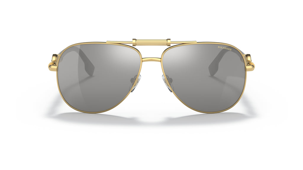Lunettes de soleil Versace VE2236 1002Z3 – Or – vue de face.