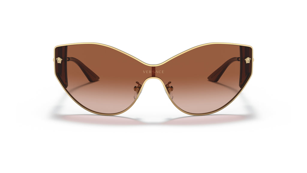 Lunettes de soleil Versace VE2239 100213 – Or – vue de face.