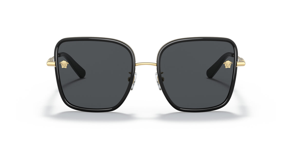 Lunettes de soleil Versace VE2247D 143887 – Noir – vue de face.