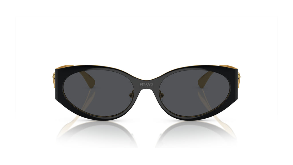 Lunettes de soleil Versace VE2263 143387 – Noir – vue de face.