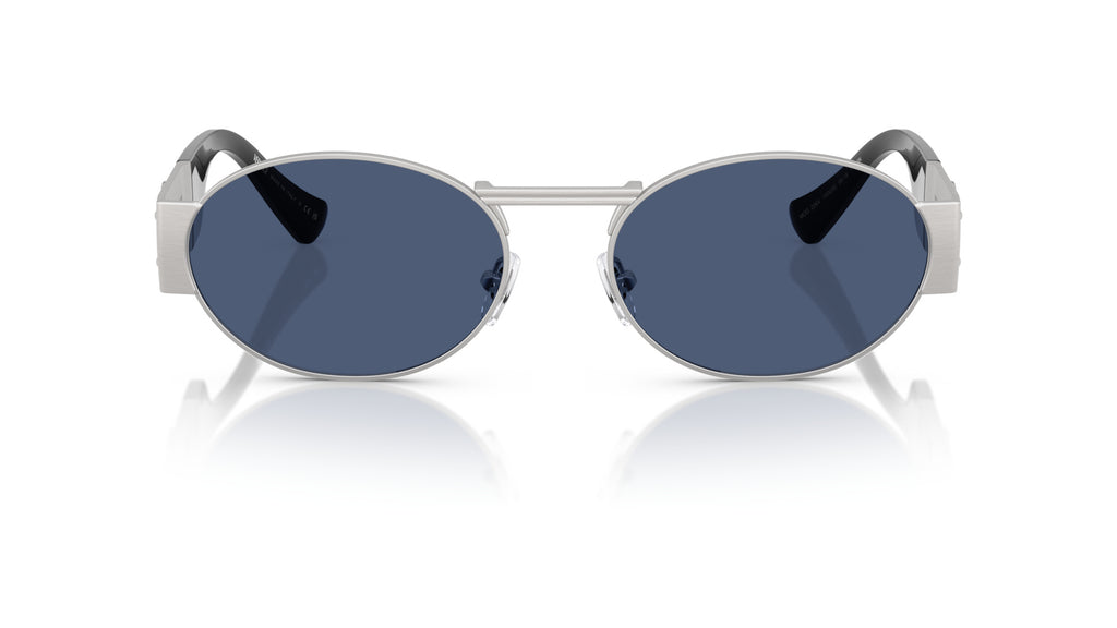 Lunettes de soleil Versace VE2264 100080 – Argent – vue de face.