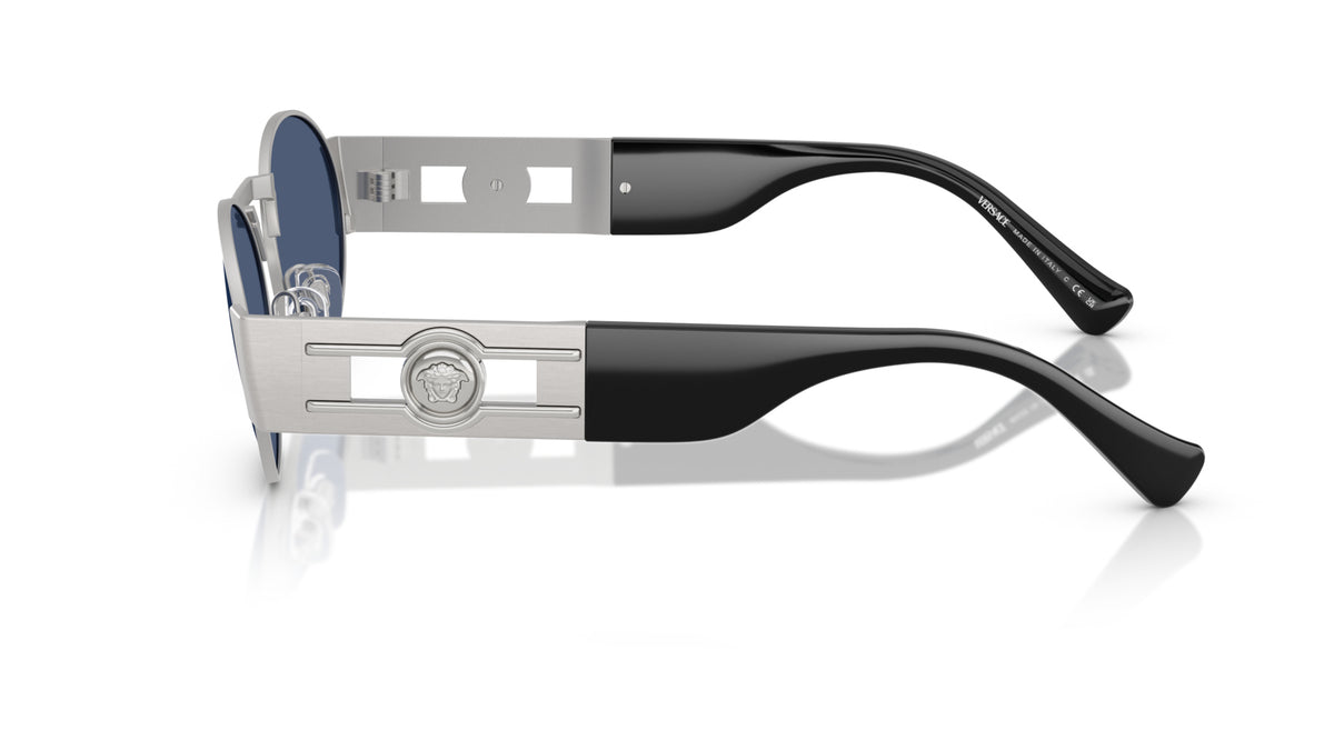 Lunettes de soleil Versace VE2264 100080 – Argent – vue de profil.