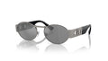 Lunettes de soleil Versace VE2264 10016G – Gunmetal mat – vue de trois quarts.