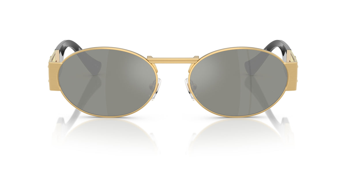 Lunettes de soleil Versace VE2264 100230 – Or – vue de face.