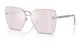 Lunettes de soleil Versace VE2270D 10007V – Argent – vue de trois quarts.