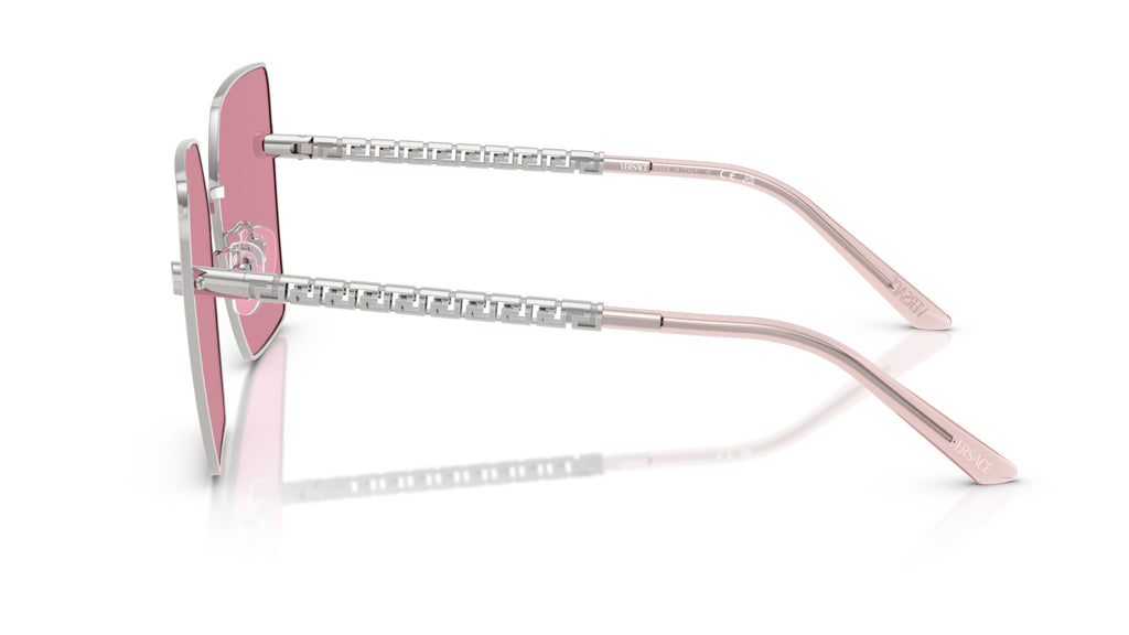 Lunettes de soleil Versace VE2270D 10007V – Argent – vue de profil.