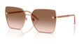 Lunettes de soleil Versace VE2270D 141213 – Or Rose – vue de trois quarts.