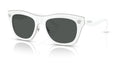 Lunettes de soleil Versace VE2272 314/87 – Blanc – vue de trois quarts.