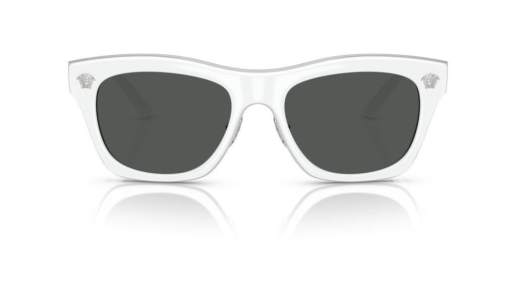 Lunettes de soleil Versace VE2272 314/87 – Blanc – vue de face.
