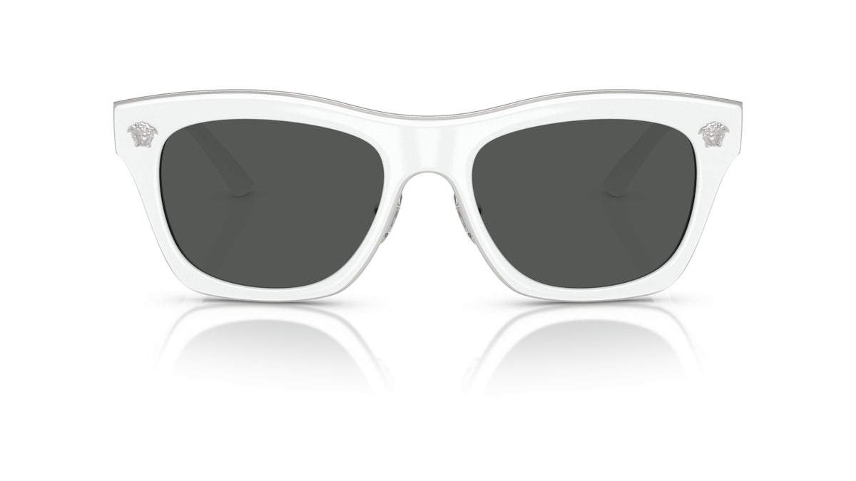 Lunettes de soleil Versace VE2272 314/87 – Blanc – vue de face.
