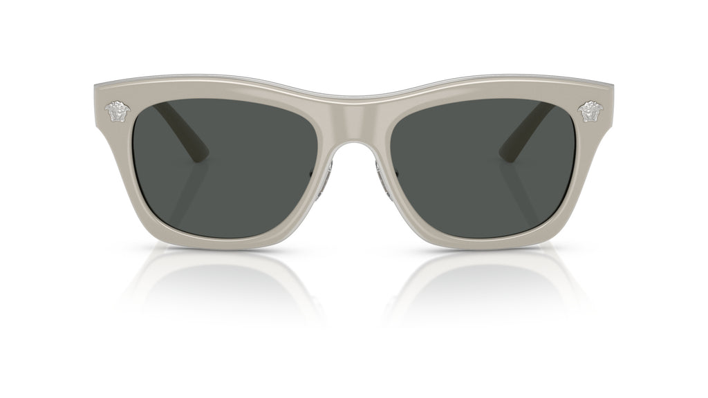 Lunettes de soleil Versace VE2272 549387 – Gris clair – vue de face.