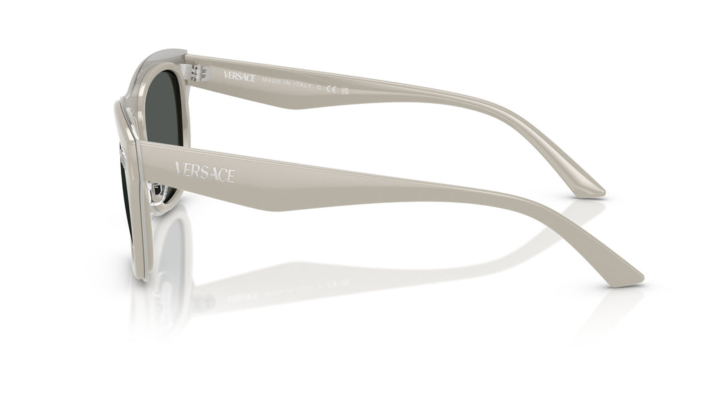 Lunettes de soleil Versace VE2272 549387 – Gris clair – vue de profil.