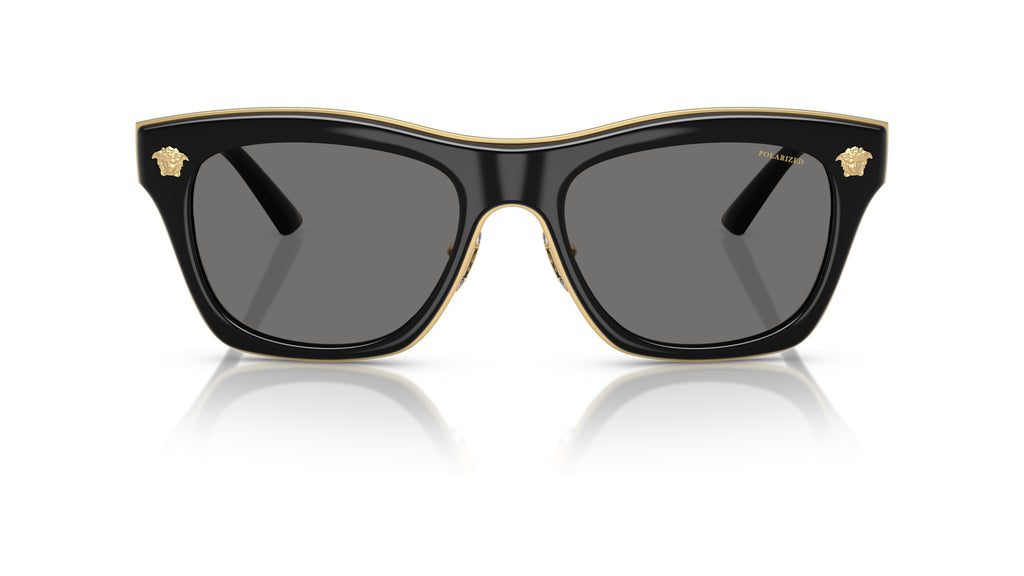 Lunettes de soleil Versace VE2272 GB1/81 – Noir – vue de face.