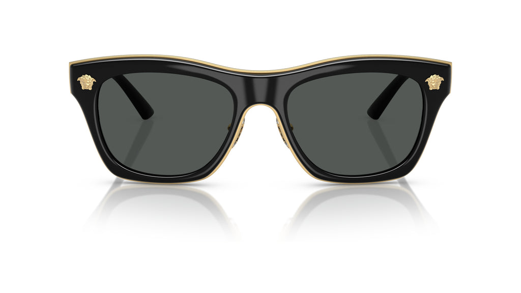 Lunettes de soleil Versace VE2272 GB1/87 – Noir – vue de face.