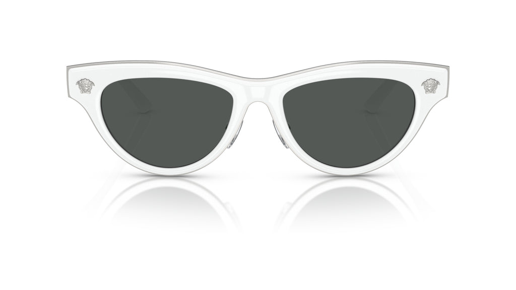 Lunettes de soleil Versace VE2273 314/87 – Blanc – vue de face.