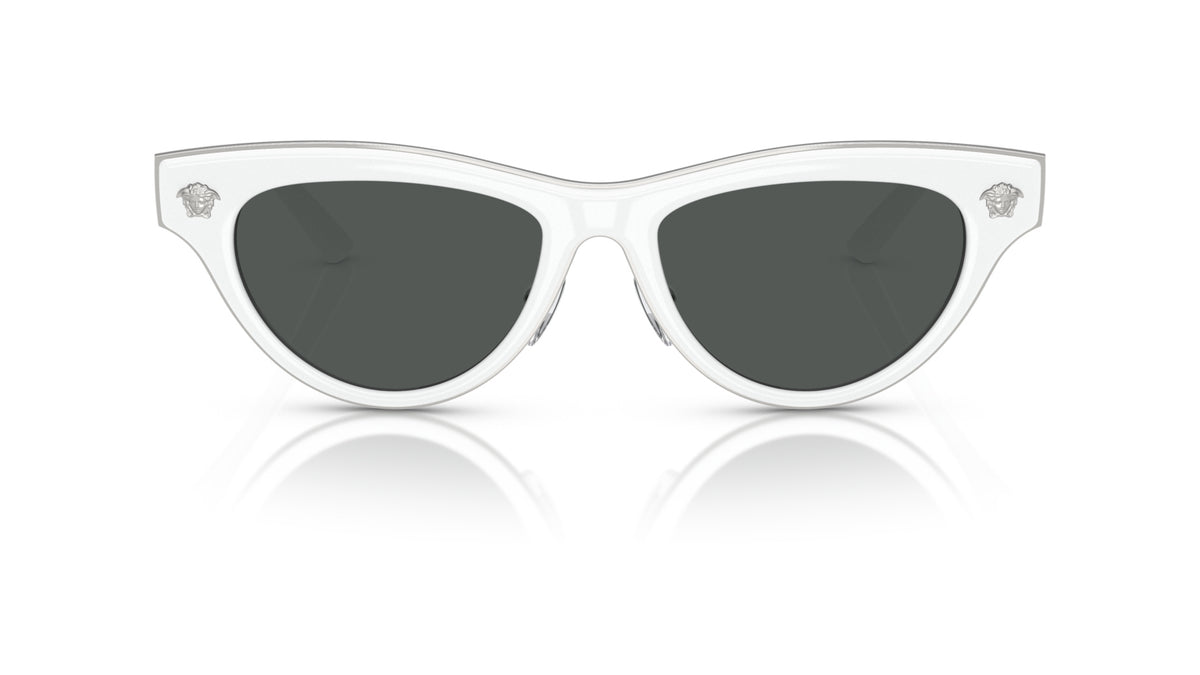 Lunettes de soleil Versace VE2273 314/87 – Blanc – vue de face.
