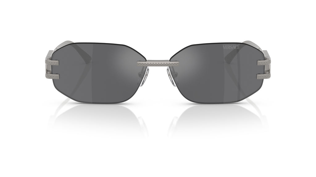 Lunettes de soleil Versace VE2274 10016G – Gunmetal – vue de face.