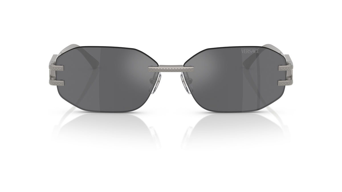 Lunettes de soleil Versace VE2274 10016G – Gunmetal – vue de face.