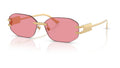 Lunettes de soleil Versace VE2274 100284 – Or – vue de trois quarts.