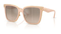 Lunettes de soleil Versace VE2278D 54946I – Nude – vue de trois quarts.