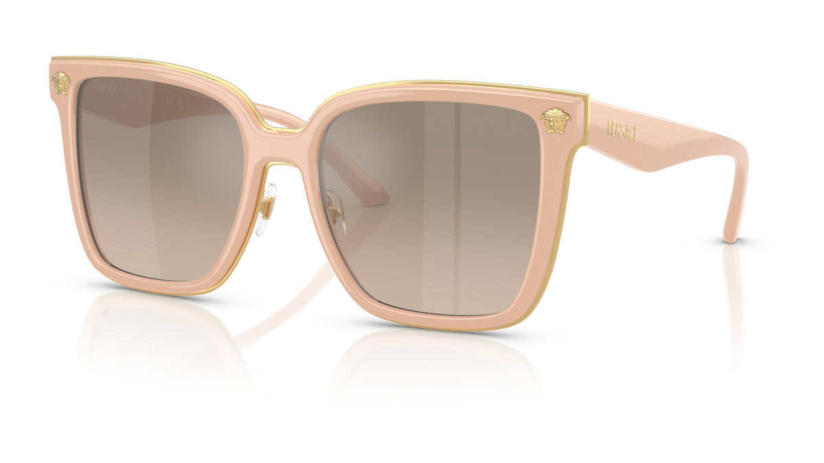 Lunettes de soleil Versace VE2278D 54946I – Nude – vue de trois quarts.