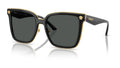 Lunettes de soleil Versace VE2278D GB1/87 – Noir – vue de trois quarts.
