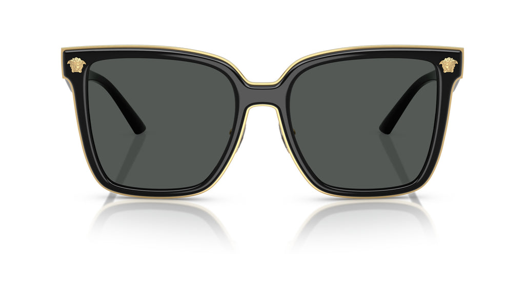 Lunettes de soleil Versace VE2278D GB1/87 – Noir – vue de face.