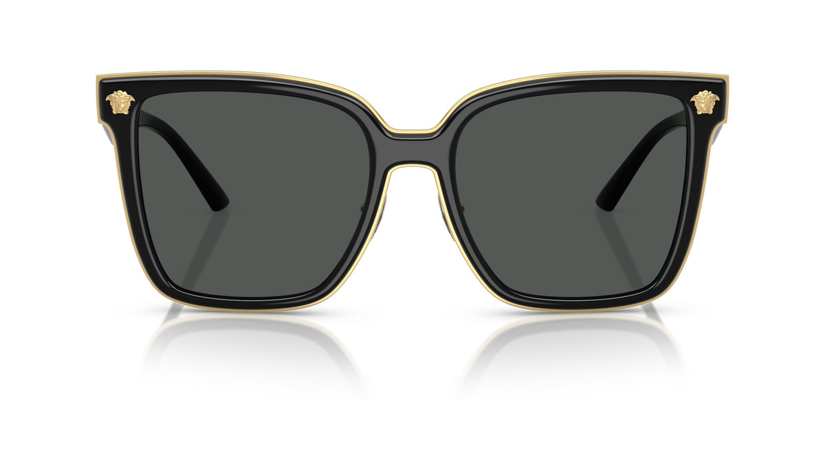Lunettes de soleil Versace VE2278D GB1/87 – Noir – vue de face.