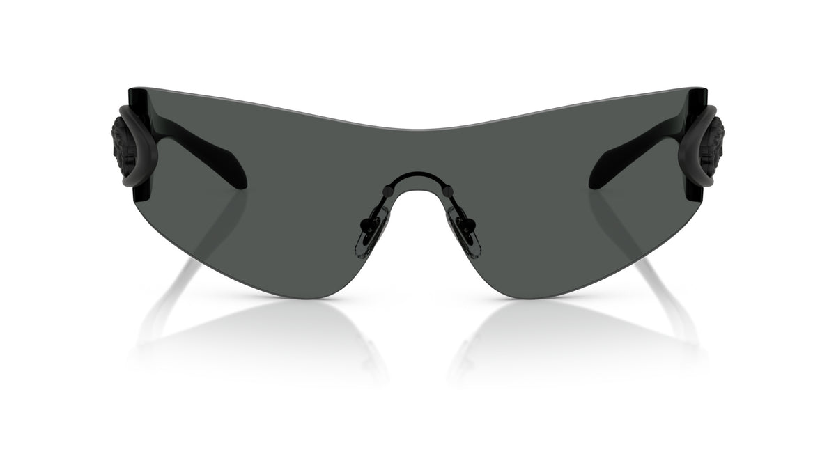 Lunettes de soleil Versace VE2280 143687 – Gris foncé – vue de face.