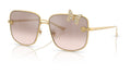 Lunettes de soleil Versace VE2282 10028Z – Or – vue de trois quarts.