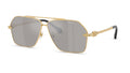 Lunettes de soleil Versace VE2284 10026G – Or – vue de trois quarts.