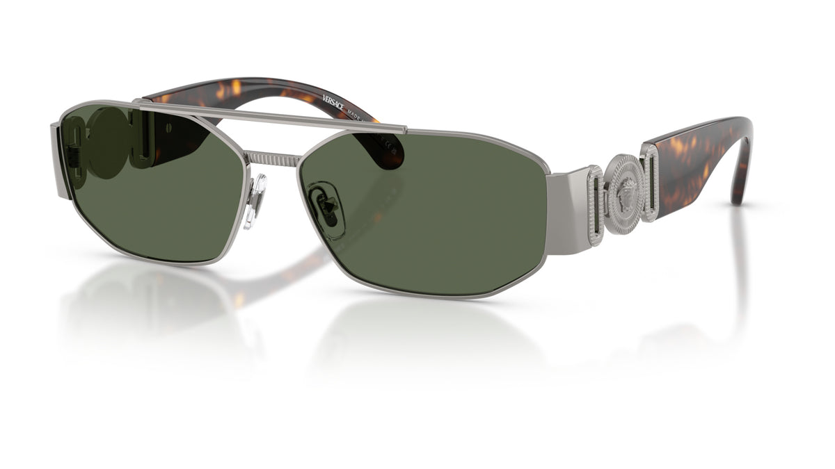 Lunettes de soleil Versace VE2287 100171 – Gunmetal – vue de trois quarts.
