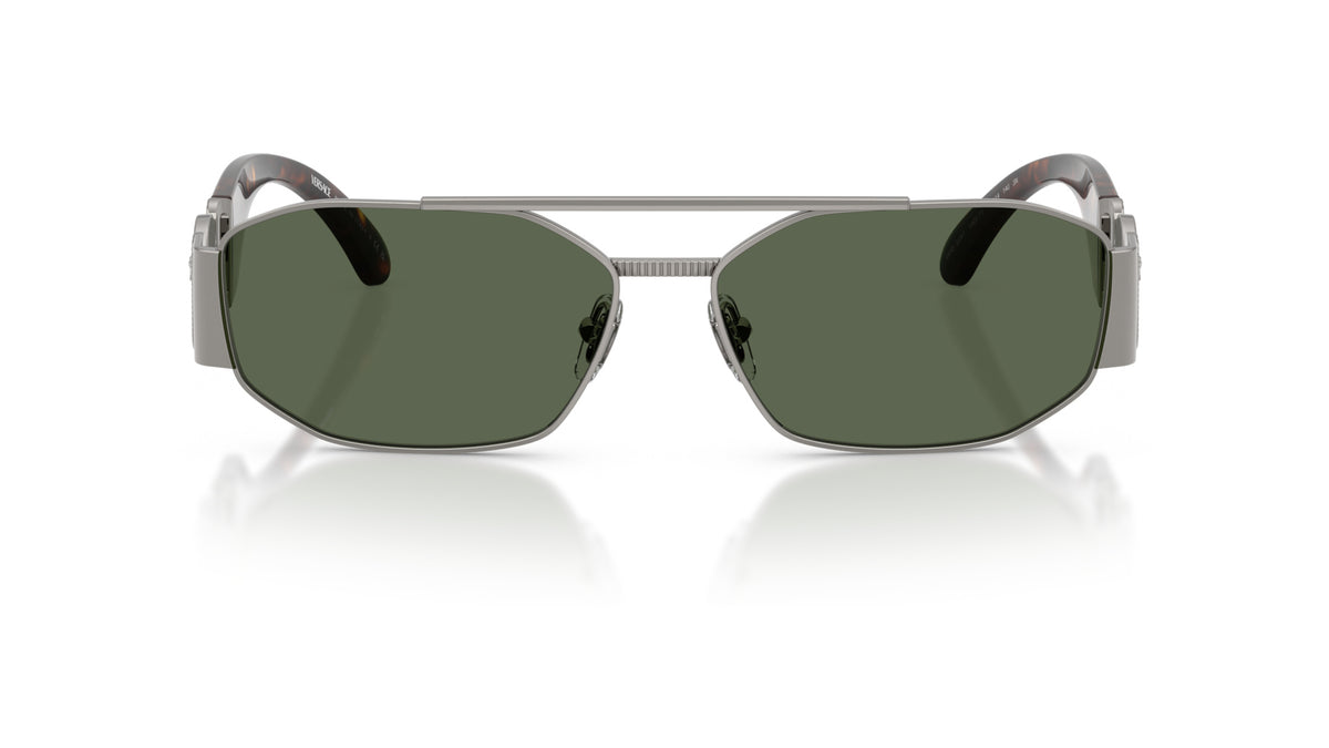 Lunettes de soleil Versace VE2287 100171 – Gunmetal – vue de face.