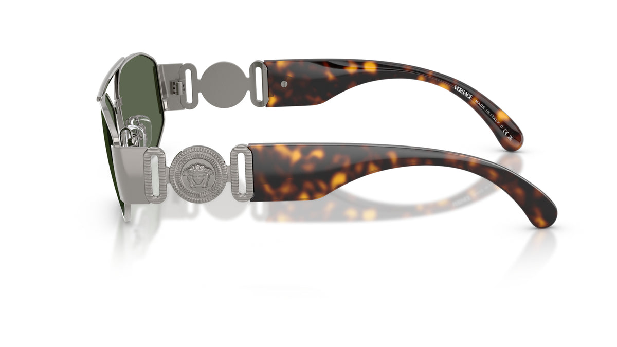Lunettes de soleil Versace VE2287 100171 – Gunmetal – vue de profil.
