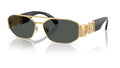 Lunettes de soleil Versace VE2287 100287 – Or – vue de trois quarts.