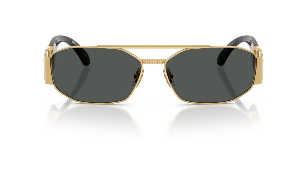 Lunettes de soleil Versace VE2287 100287 – Or – vue de face.