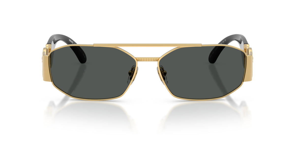 Lunettes de soleil Versace VE2287 100287 – Or – vue de face.