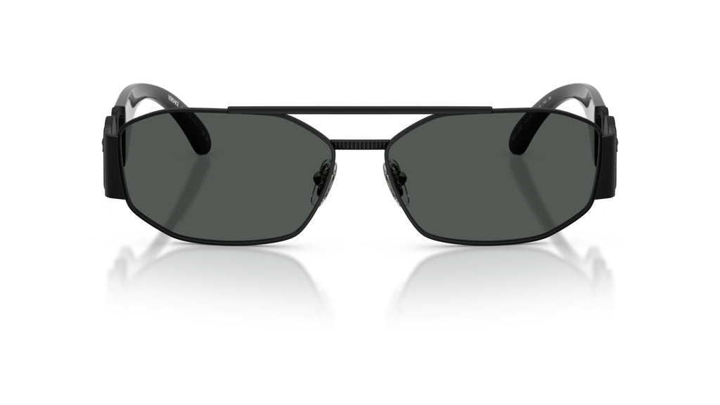 Lunettes de soleil Versace VE2287 126187 – Noir mat – vue de face.