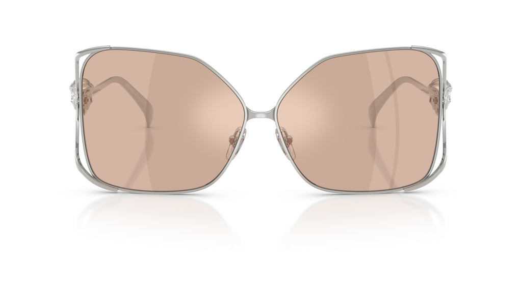 Lunettes de soleil Versace VE2288 1001/5 – Argent – vue de face.
